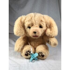 LITTLE LIVE PETS Puppy with blue Pacifier Tan Tested Working